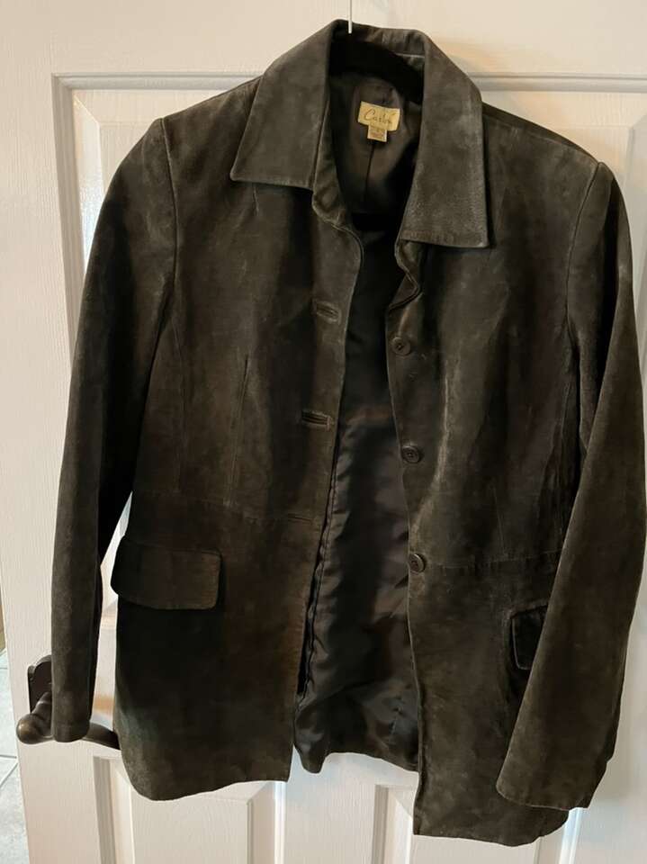 Women’s leather Jacket Caslon size small brown