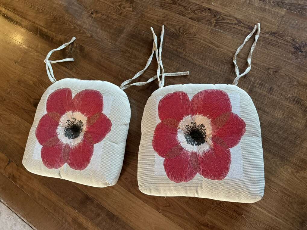 Set Of 2 Poppy Chair Cushions