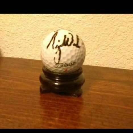 Tiger Woods signed Ball, Cougar Classic Riverside