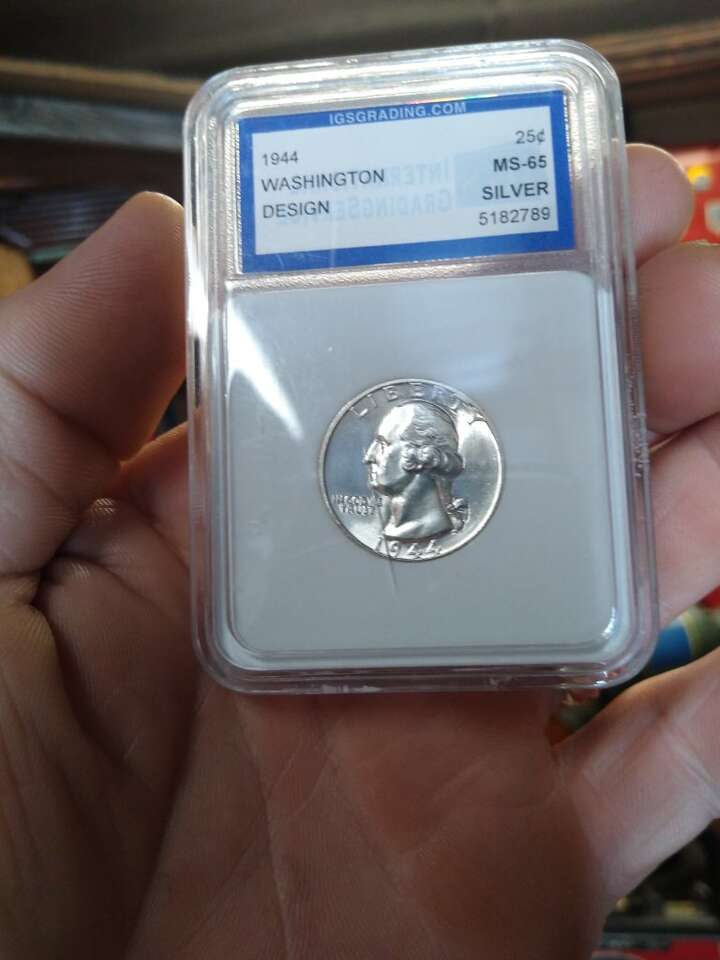 1944 ms65 quarter sealed wheat roll