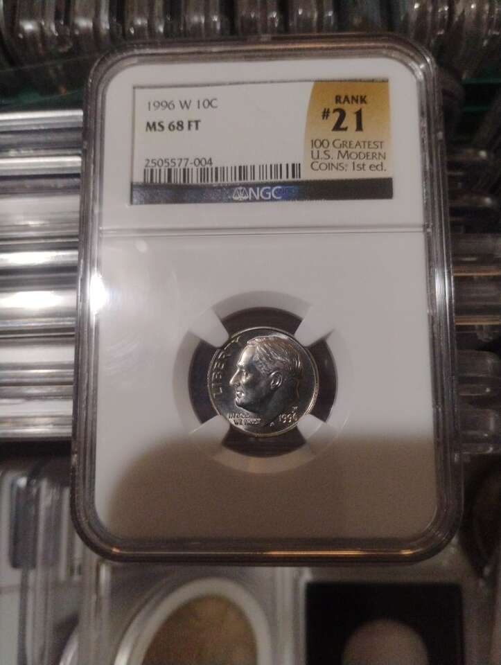 1st W Dime  Hit list #21 awesome grade