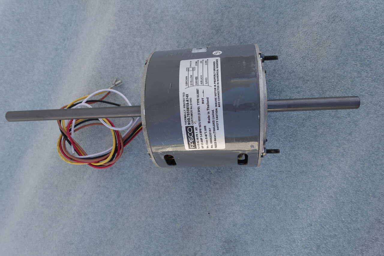fasco 1/3hp electric motor MOD 7855MVA-A14X/D1092