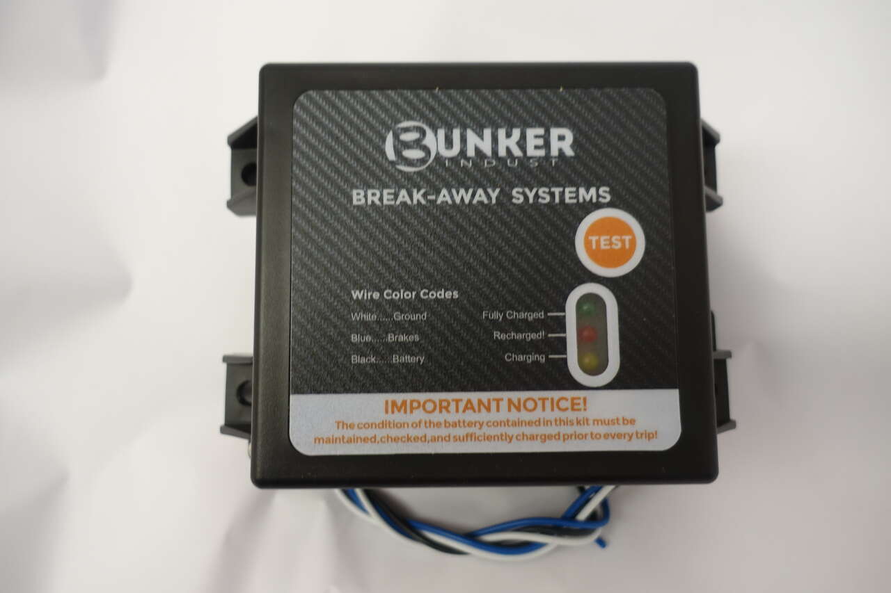 bunker trailer brake break-away system