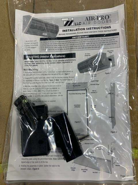 curtain/tmi 36 powered coated air curtain units AIR PRO-AP-2-36-1 PC