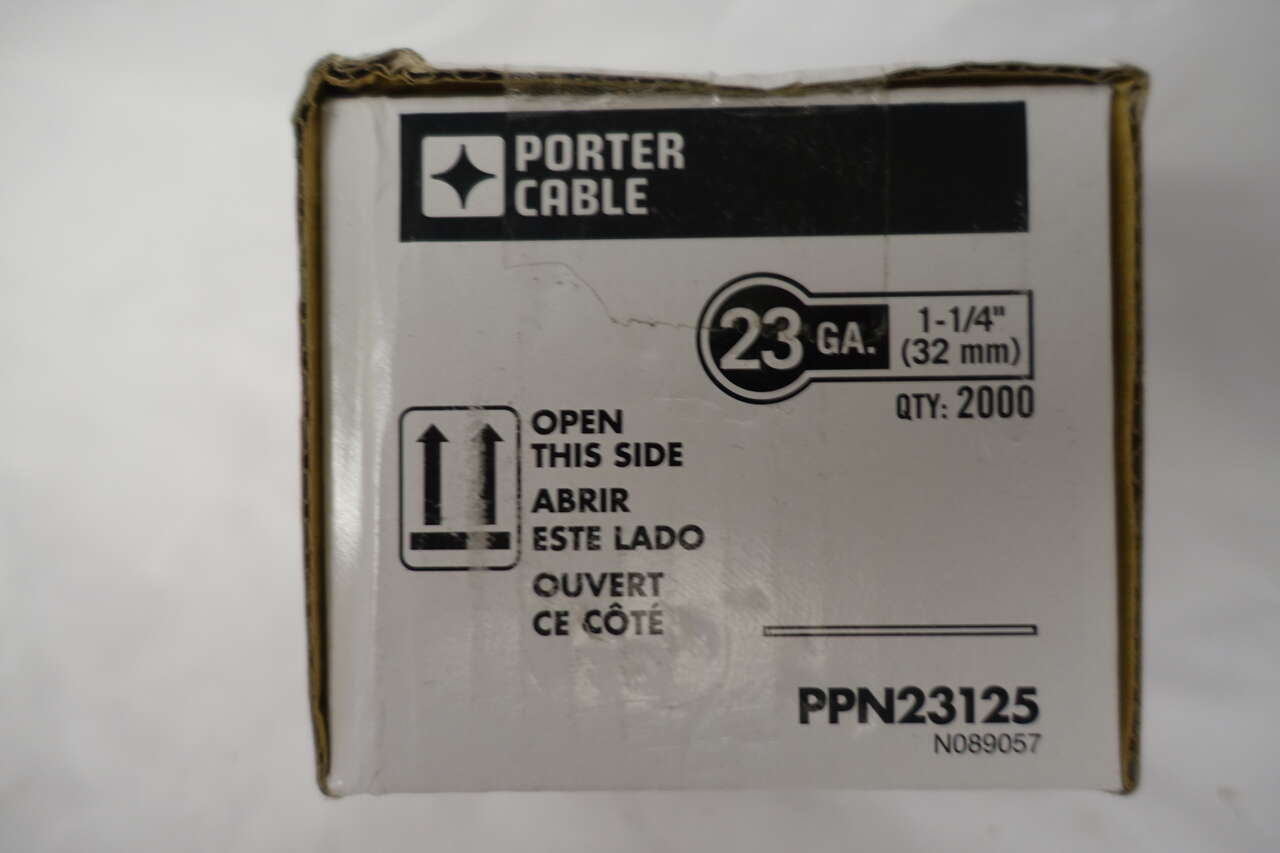 porter cable 1 1/4in X 23ga pin nails PPN23125