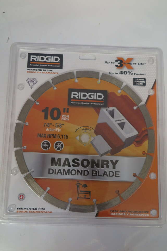ridgid 10in diamond masonry blade HD-SG10CP
