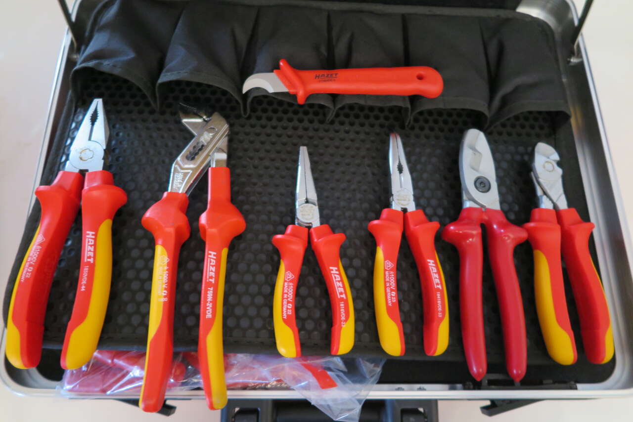 hazet 150/52 hybrid/electric vehicle high voltage tool kit 6762A