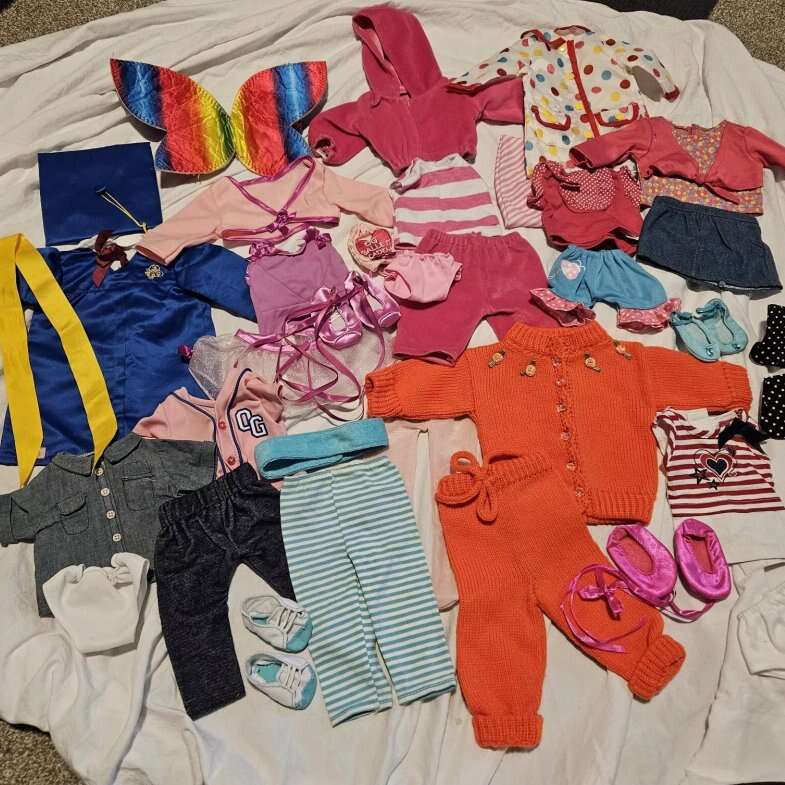 50pcs 18" doll clothes