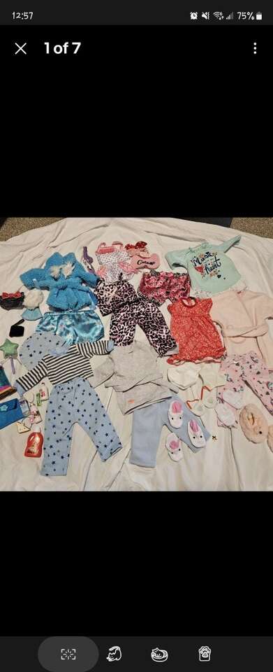 40+ PCs 18" doll clothes