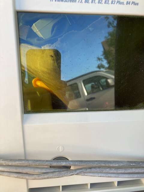 Texas Instrument view screen for graphic calculators