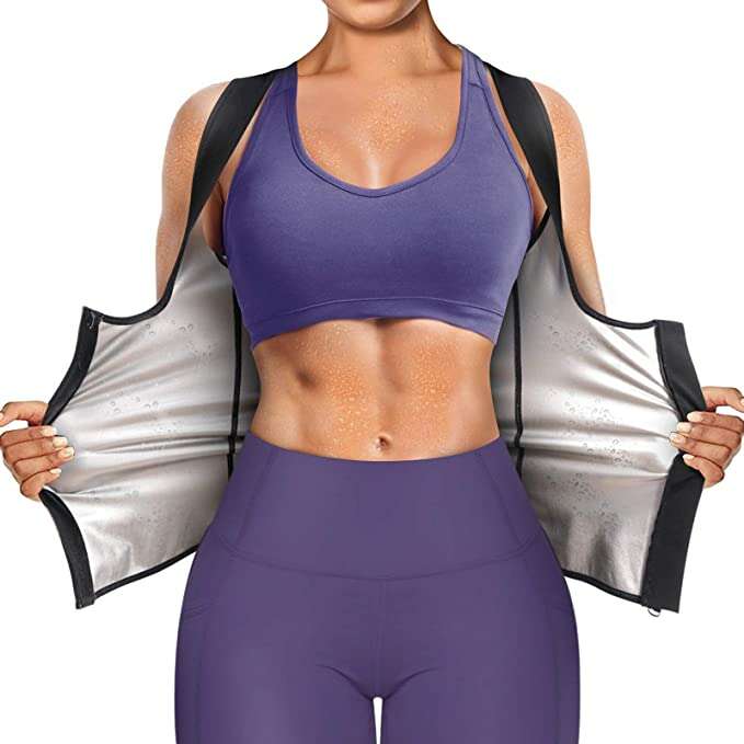 Bariatric JUNLAN's for women to lose weight/inches. Slimmer-Shaper/ with Zipper!