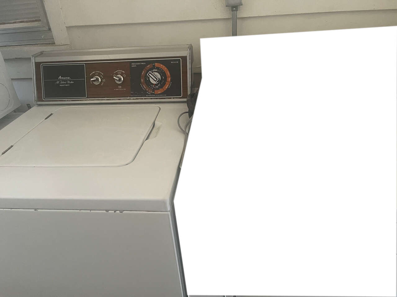 Amana Heavy Duty All Fabric Electric Washer with New Pump