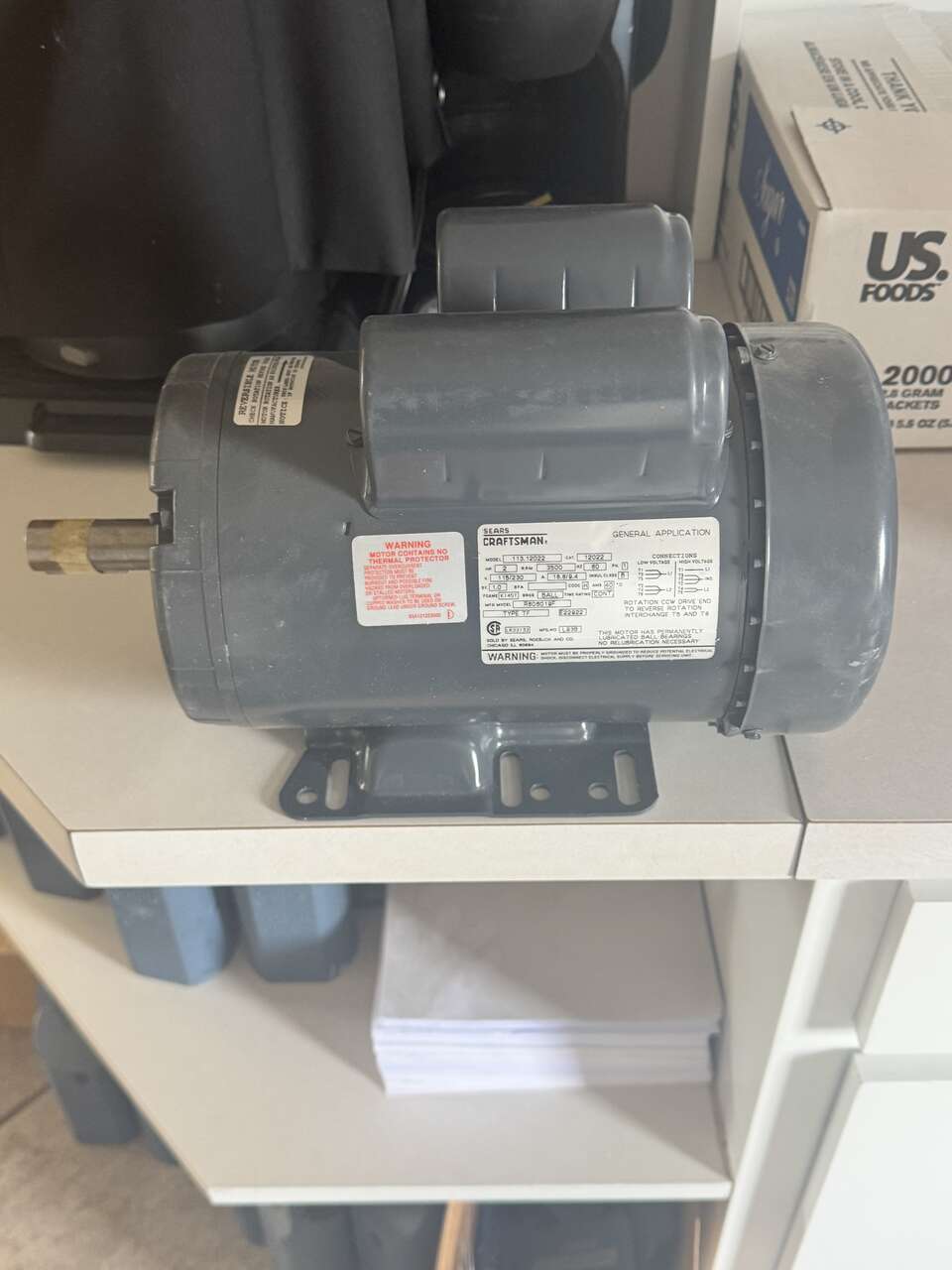 Sears Craftsman electric motor