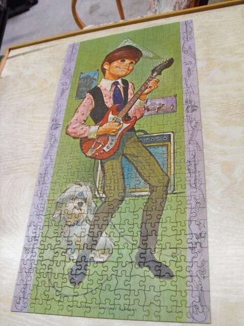 1966 Milton Bradley The Mods Boy Puzzle