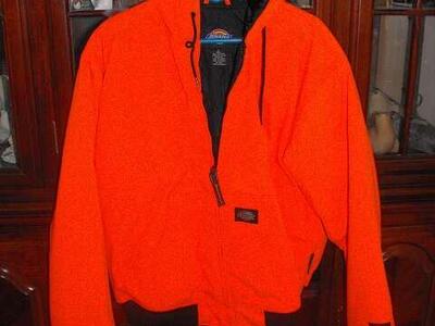 NEW Dickies Brand Blaze Orange hunting Jacket