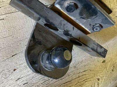 Jeep CJ-5. CJ-7 Custom Heavy Duty, Bolt-on Trailer Hitch - Powder Coated