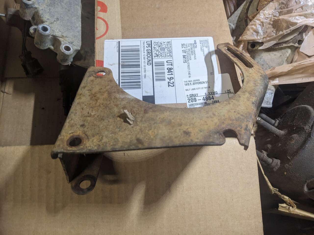 Jeep Alternator Bracket for AMC 6-cylinder 258/4.2L Jeep CJ-7, CJ-6, CJ-5