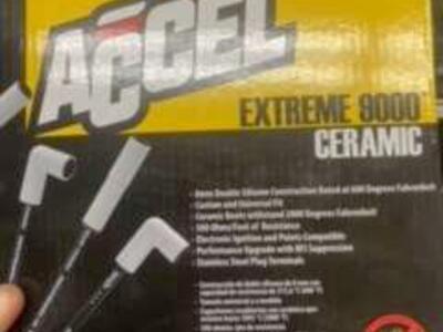 ACCEL Extreme 9000 Ceramic Universal Spark Plug Wires for V8 - New