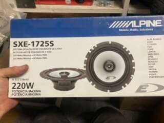 TWO (2) Alpine SXE 1725s 6.5" 220 watt Audio Speaker - NEW