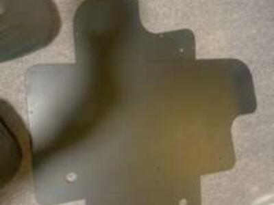 Jeep CJ-7 Replacement Interior Hard Door Panels, Black Powder Coated Steel. For '76-'86 CJ-7, Scrambler, and YJ Wrangler.