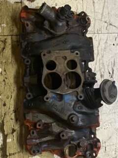 Chevy Small Block, GM #346249, Spread Bore, Original, Cast Iron, Intake Manifold with EGR