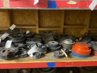 Jeep AMC V8, I-6, I-4 and Chevy Small Bock Engine Pulleys, Dampeners, Flywheels, Flex Plates