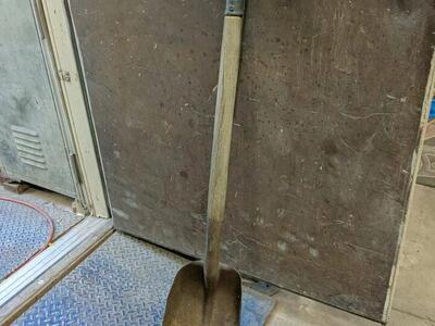 Coal shovel Railroad train Steam engine track rail