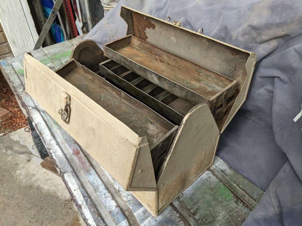 Metal toolbox Kennedy Craftsman tool box machinist