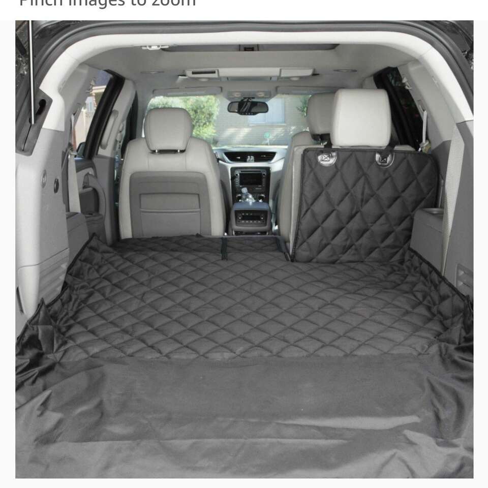 Dog seat cargo area cover 4Knines SUV pet 60/40