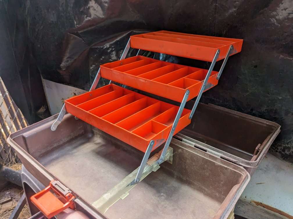 Vintage Fishing tackle box toolbox rapala Flambeau