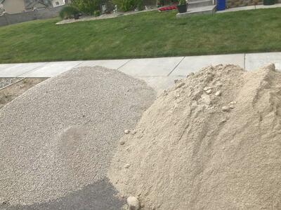 2 Tons Paver Sand or pea Gravel