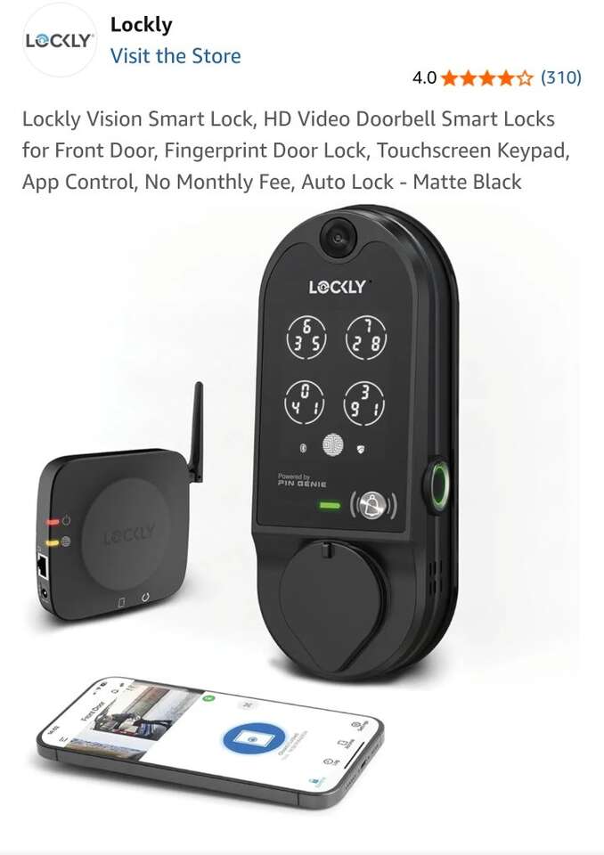 Lockly Vision Smart Lock PGD798