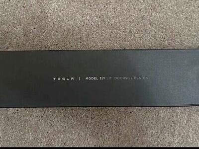 Brand New Tesla Model Y Illuminated Door Stills OE