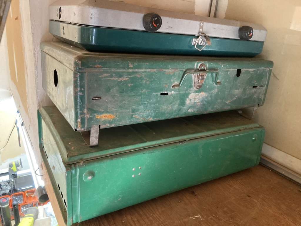 3 Old Camping stoves.