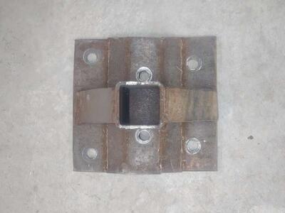 Can am x3 radius rod plate hitch receiver