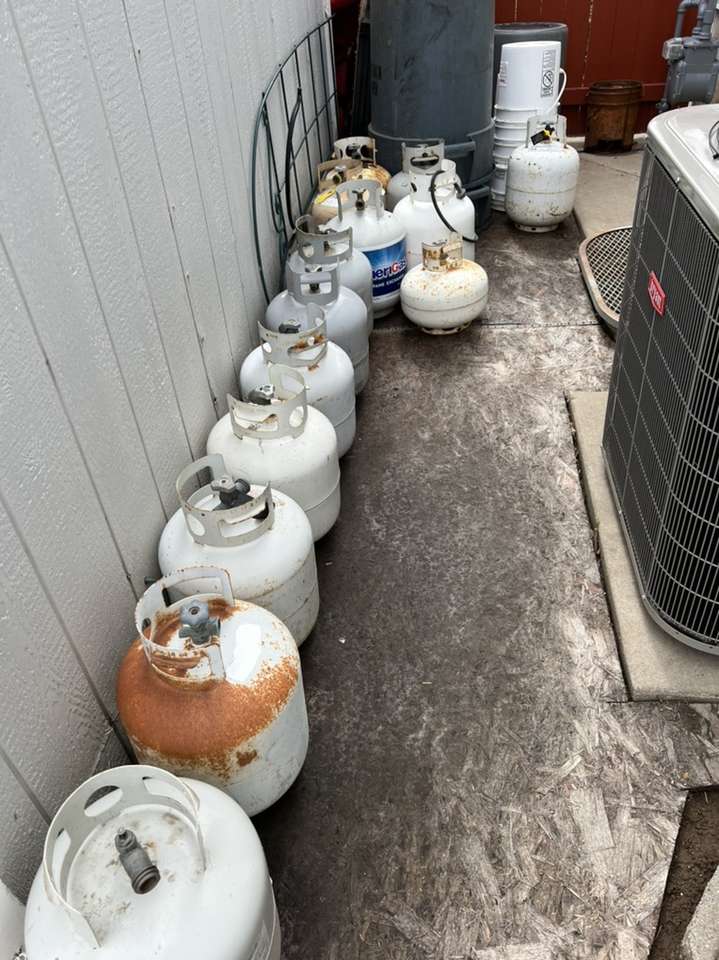Used 5 Gal. Propane Tanks