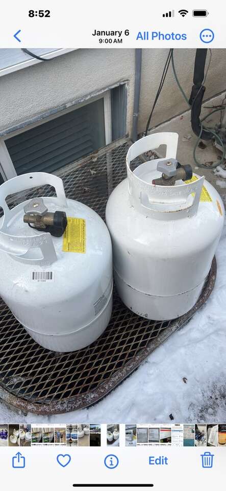 7 Gallon Propane Tanks