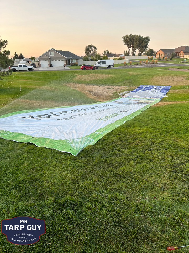 Strong Billboard Vinyl Tarps- Lots of sizes! Great for weed barrier etc.