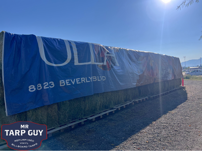 Strong Billboard Vinyl Tarps- Lots of sizes! Great for weed barrier etc.