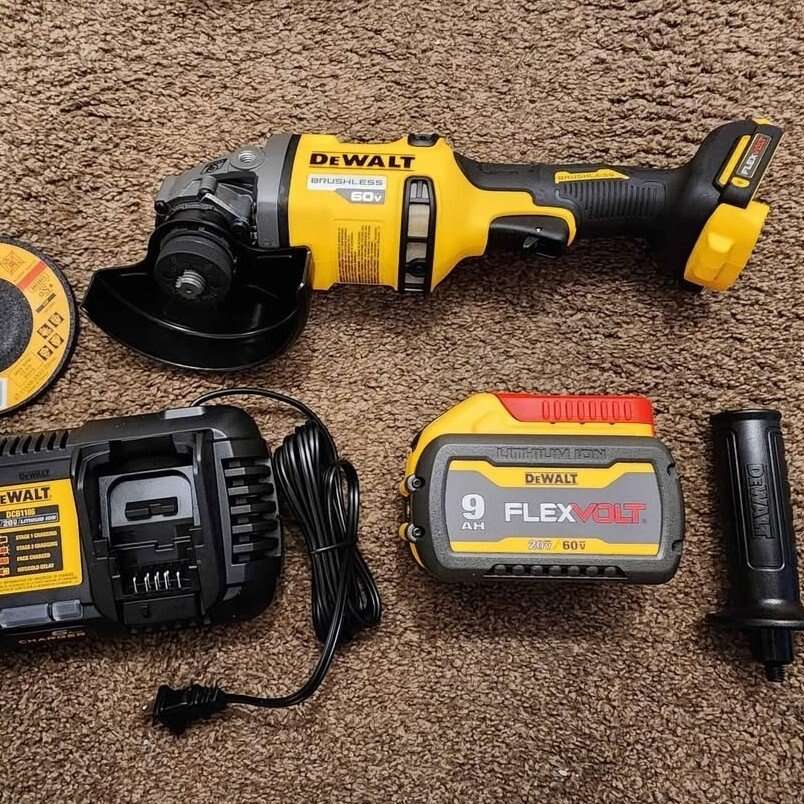 New Dewalt FlexVolt 60V MAX Angle Grinder Kit