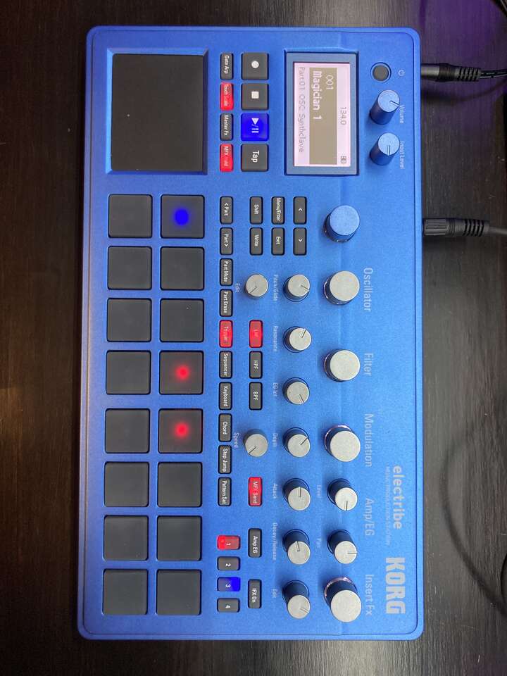 Korg Electribe 2 synthesizer Music Production