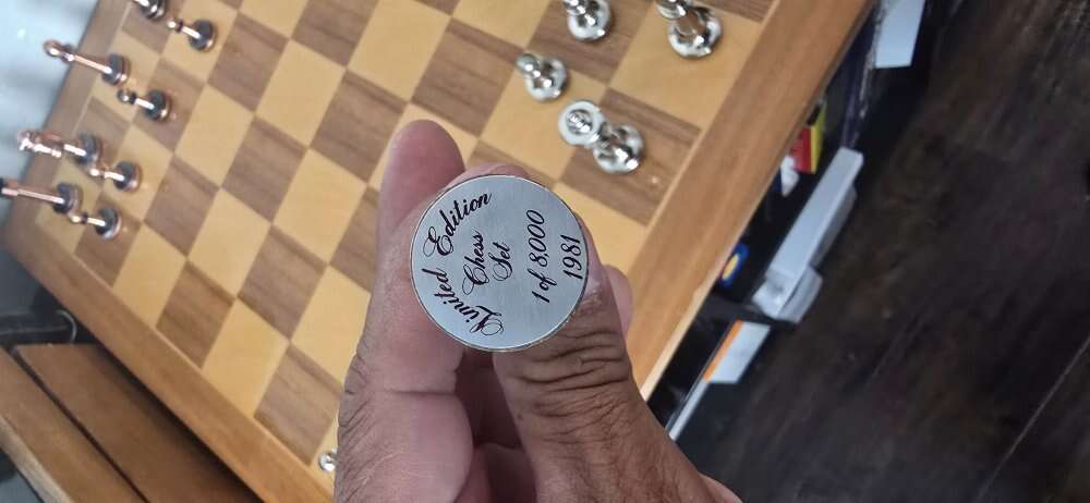 chess metal collector 1 of 8000 $499 Obo