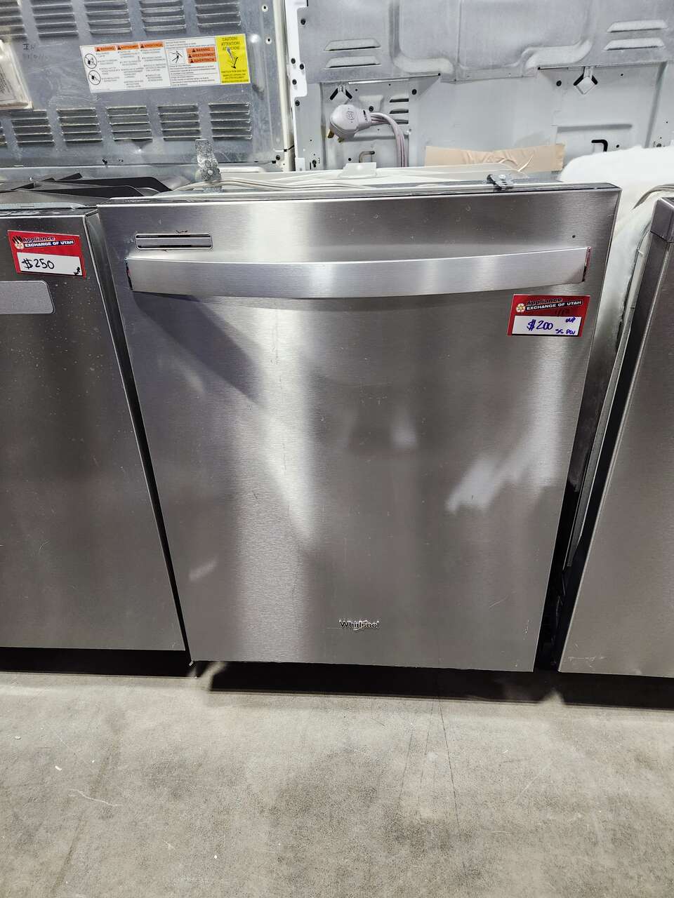 WHIRLPOOL STAINLESS STEEL DISHWASHER… Appliances