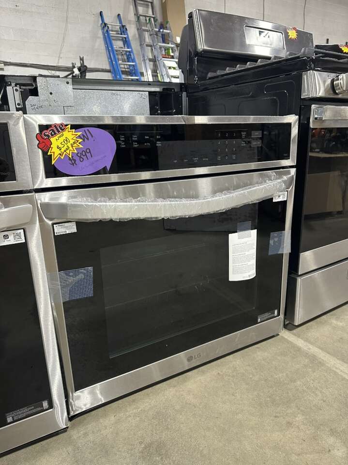 LOWEST PRICES AROUND! NEW LG SINGLE WALL OVEN