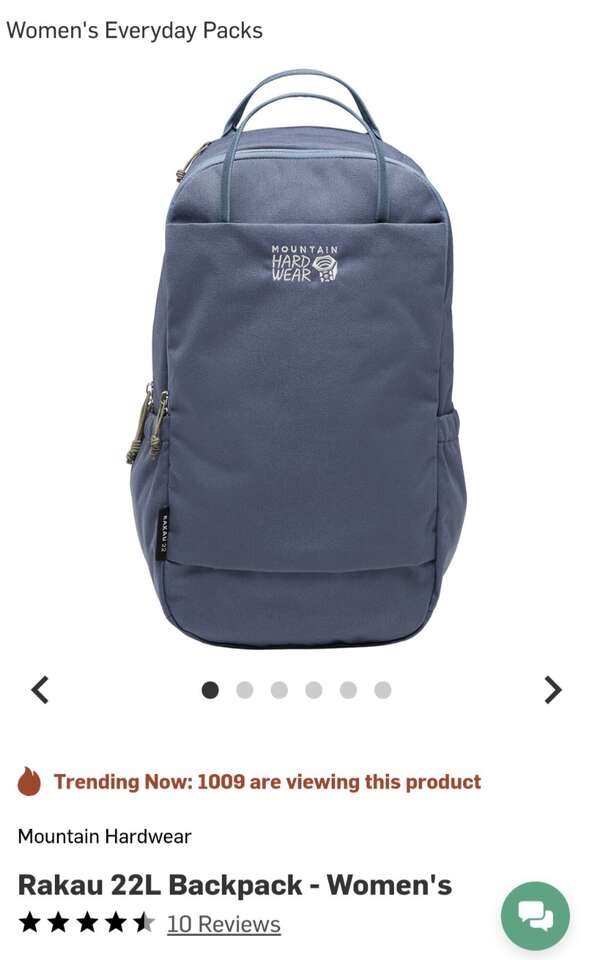 NEW W/ TAGS Mountain Hardwear Rakau 22 Womens Pack