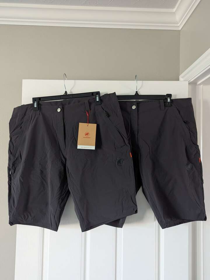 NEW W/ TAGS Mammut Runbold Womens Shorts 2 Pair 16