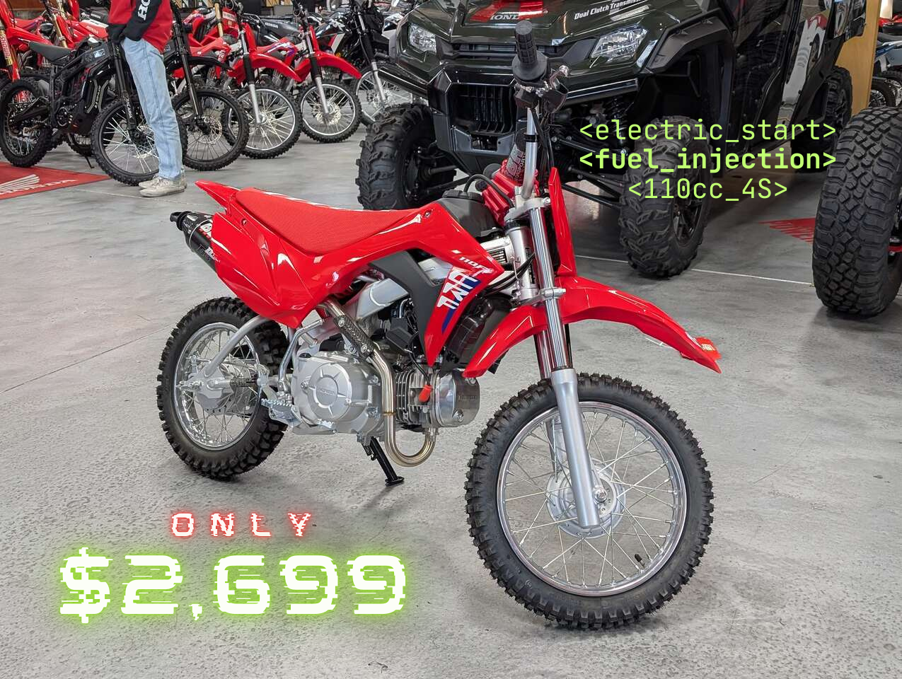 2025 Honda CRF110F