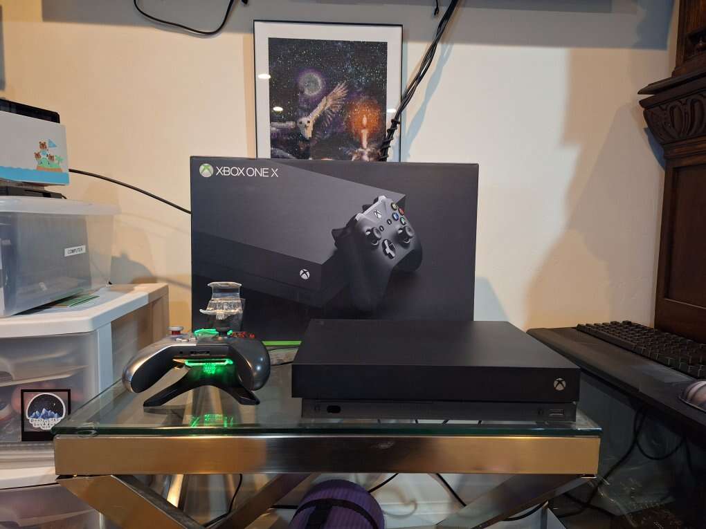 Xbox One X w/ Accessories Electronics