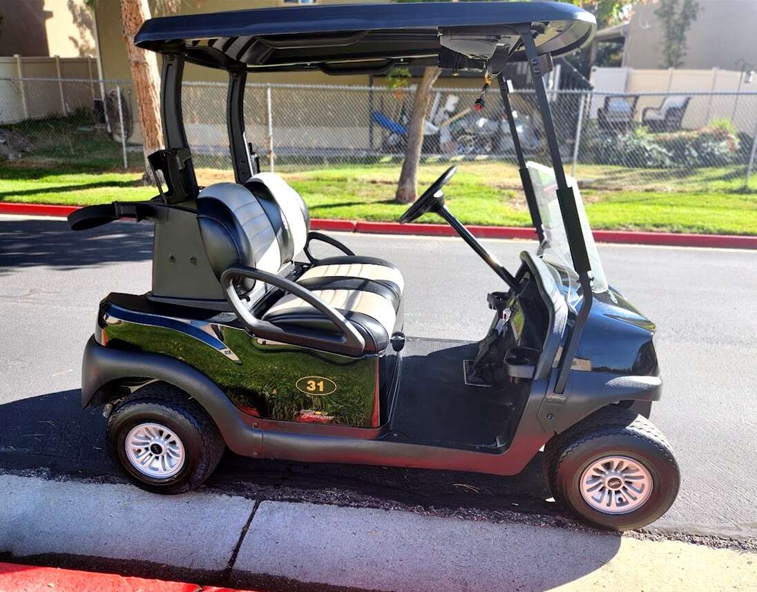2020 Tuxedo Black Club Car TEMPO Golf Cart with Lithium Battery