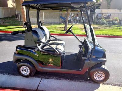 2020 Tuxedo Black Club Car TEMPO Golf Cart with Lithium Battery
